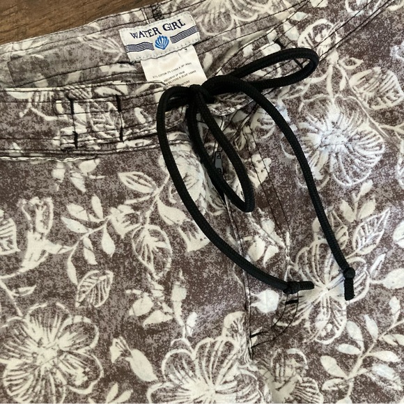 Vintage Patagonia Watergirl Hawaiian Hibiscus Floral Crop Pants Beachcomber Sz 2 - Picture 4 of 7